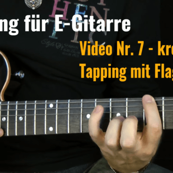 Tapping für E-Gitarre - Video Nr.7