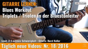 Blues Workout: Triplets / Triolen in der Bluestonleiter