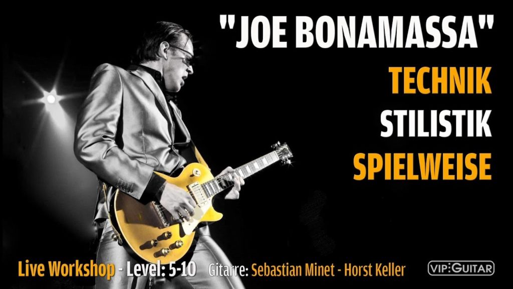 Joe Bonamassa - Sound - Stilistik - Spielweise