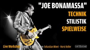 Joe Bonamassa - Sound - Stilistik - Spielweise