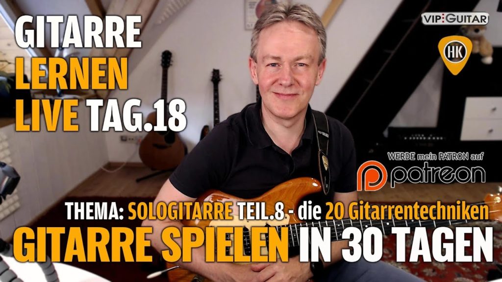 Gitarre lernen Tag 18