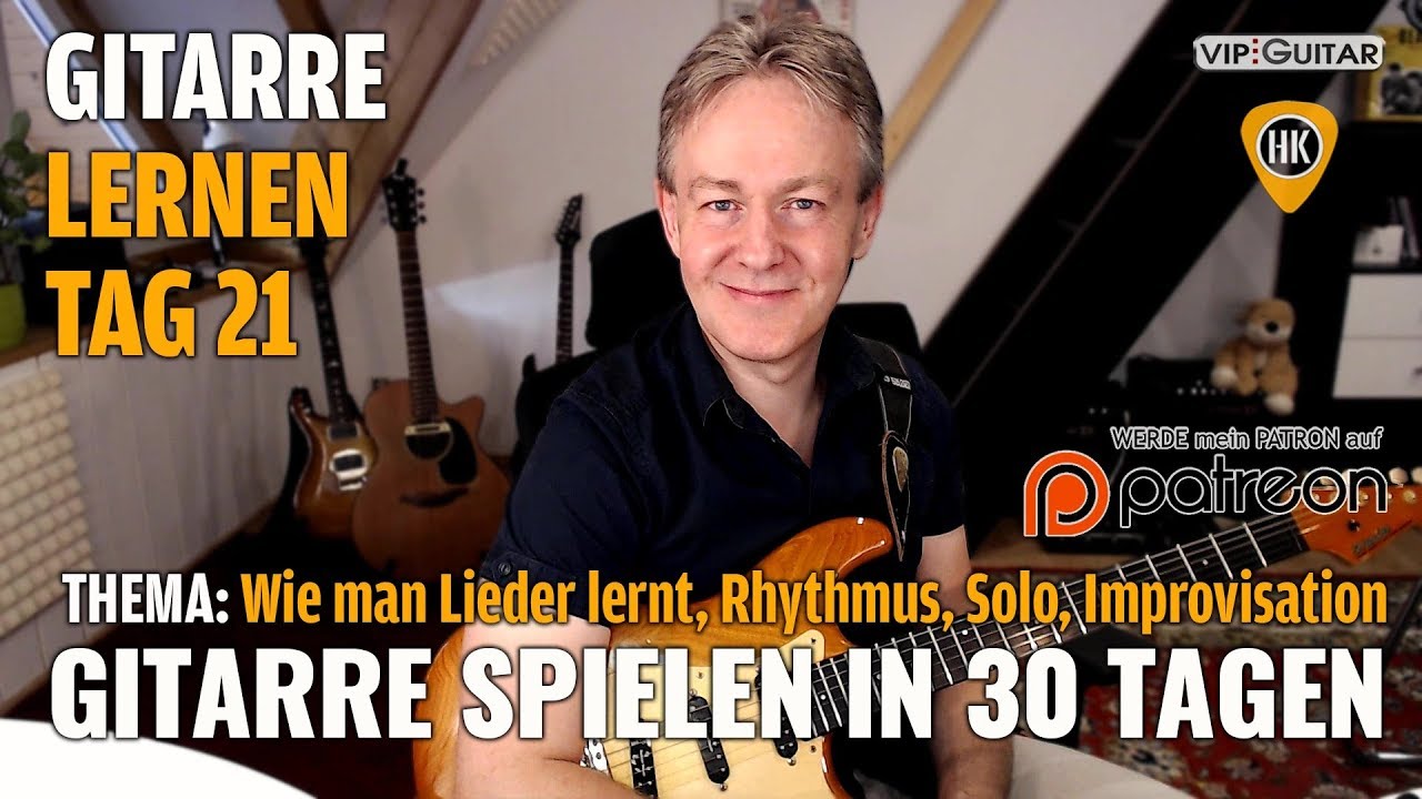 Gitarre lernen Tag 21