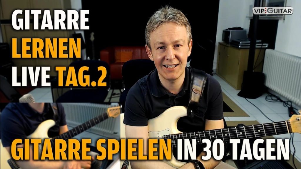 Gitarre lernen Tag 2