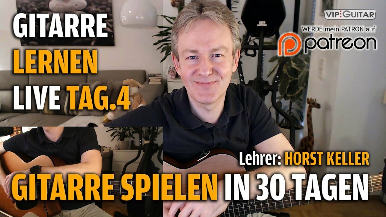 Gitarre lernen Tag 4