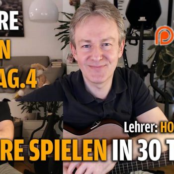 Gitarre lernen Tag 4