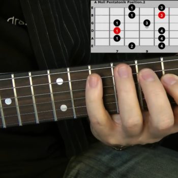A-Moll Pentatonik Position 2