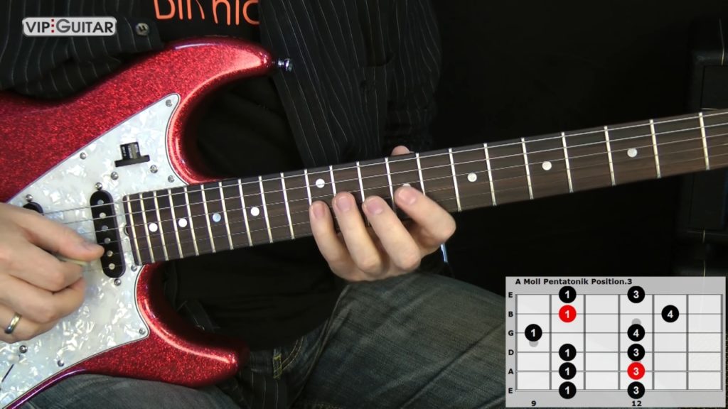 A-Moll Pentatonik Position 3