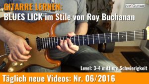 Blues Lick im Stile von Roy Buchanan