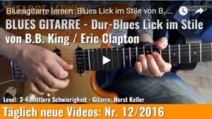Dur-Blues Lick im Stile von B.B. King / Eric Clapton