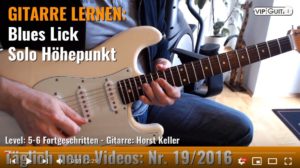 Blues Lick: Solo Höhepunkt