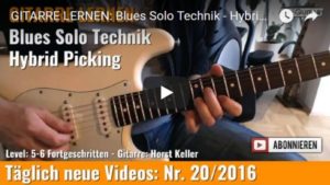 Blues Solo Technik - Hybrid Picking
