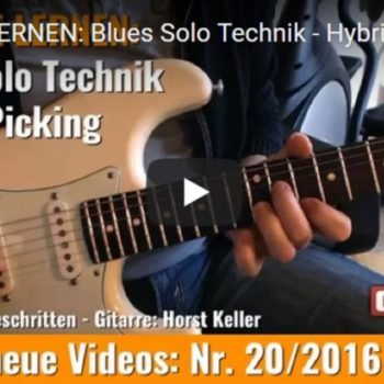 Blues Solo Technik - Hybrid Picking