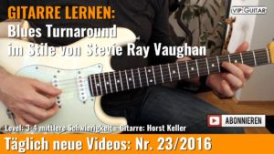 Blues Turnaround im Stile von Stevie Ray Vaughan