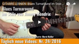 Blues Turnaround im Stile von Jimme Hendrix