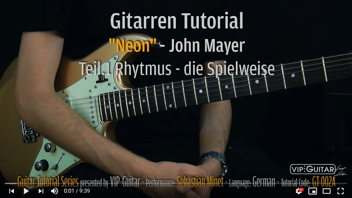 Songtutorial - Neo - John Mayer Teil 1