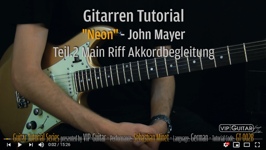 Songtutorial - Neo - John Mayer Teil 2