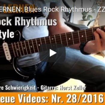 Blues Rock Rhythmus - ZZ Top Style