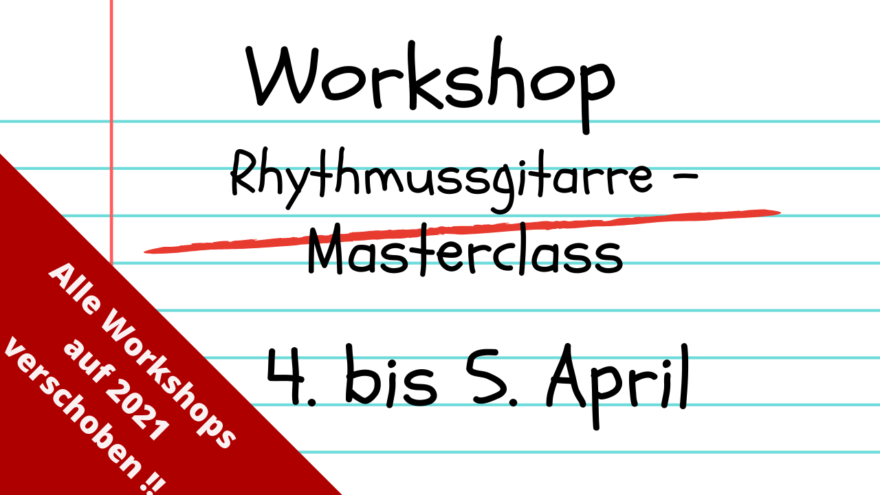 Workshop Rhythmusgitarre 2021