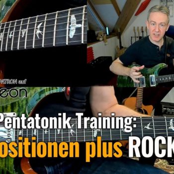 Rockgitarre für Fortgeschrittene - Alle Positionen plus Rock Licks