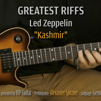Gitarrenriff Nr. 2 - Led Zeppelin - Kashmir