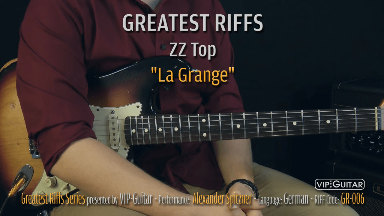 Gitarrenriff Nr. 6 - ZZ Top - La Grange