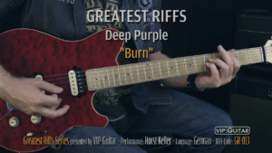 Gitarrenriff Nr. 13 - Deep Purple - Burn