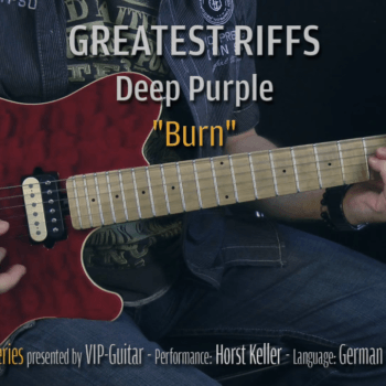 Gitarrenriff Nr. 13 - Deep Purple - Burn
