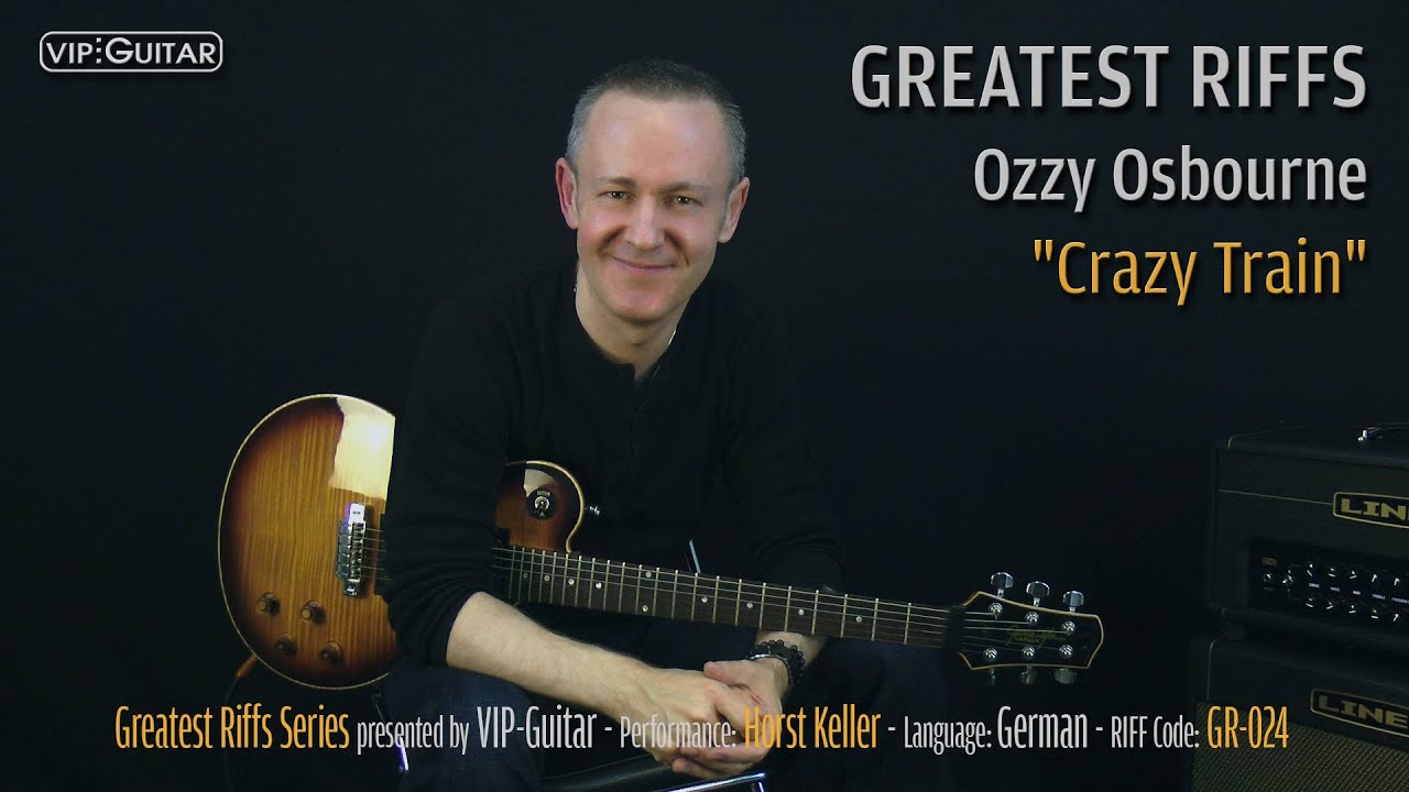 Gitarrenriff Nr. 24 - Ozzy Osbourne - Crazy Train