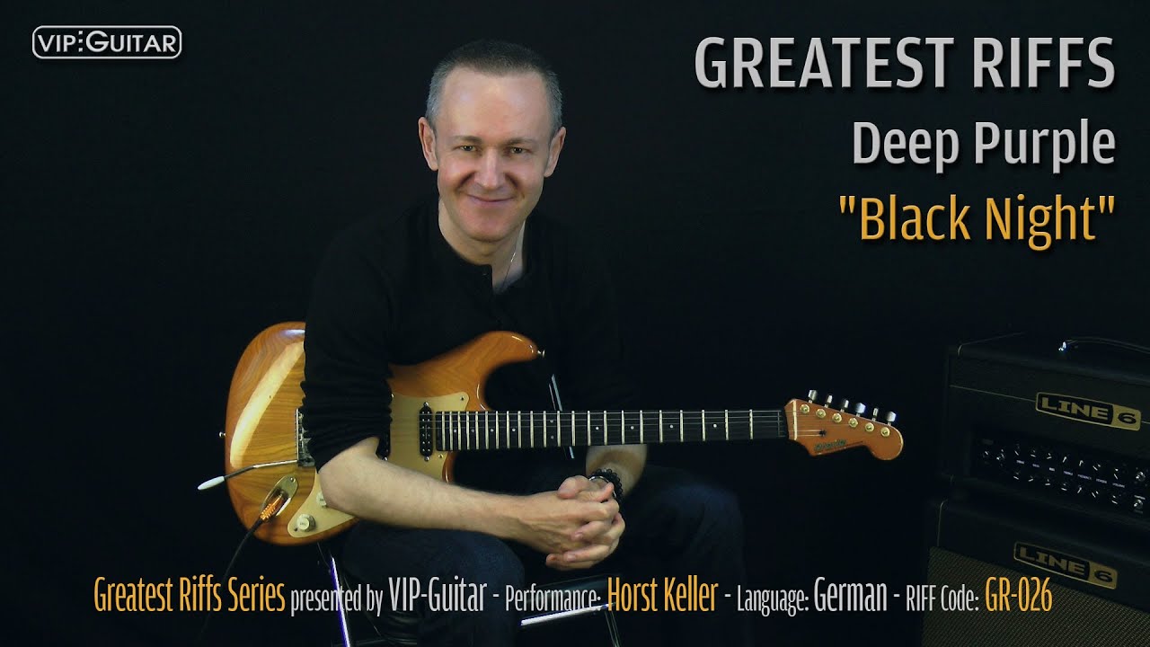 Gitarrenriff Nr. 26 - Deep Purple - Black Night
