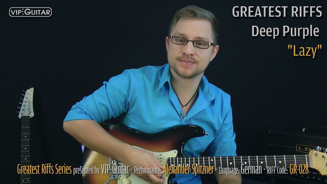 Gitarrenriff Nr. 28 - Deep Purple - Lazy