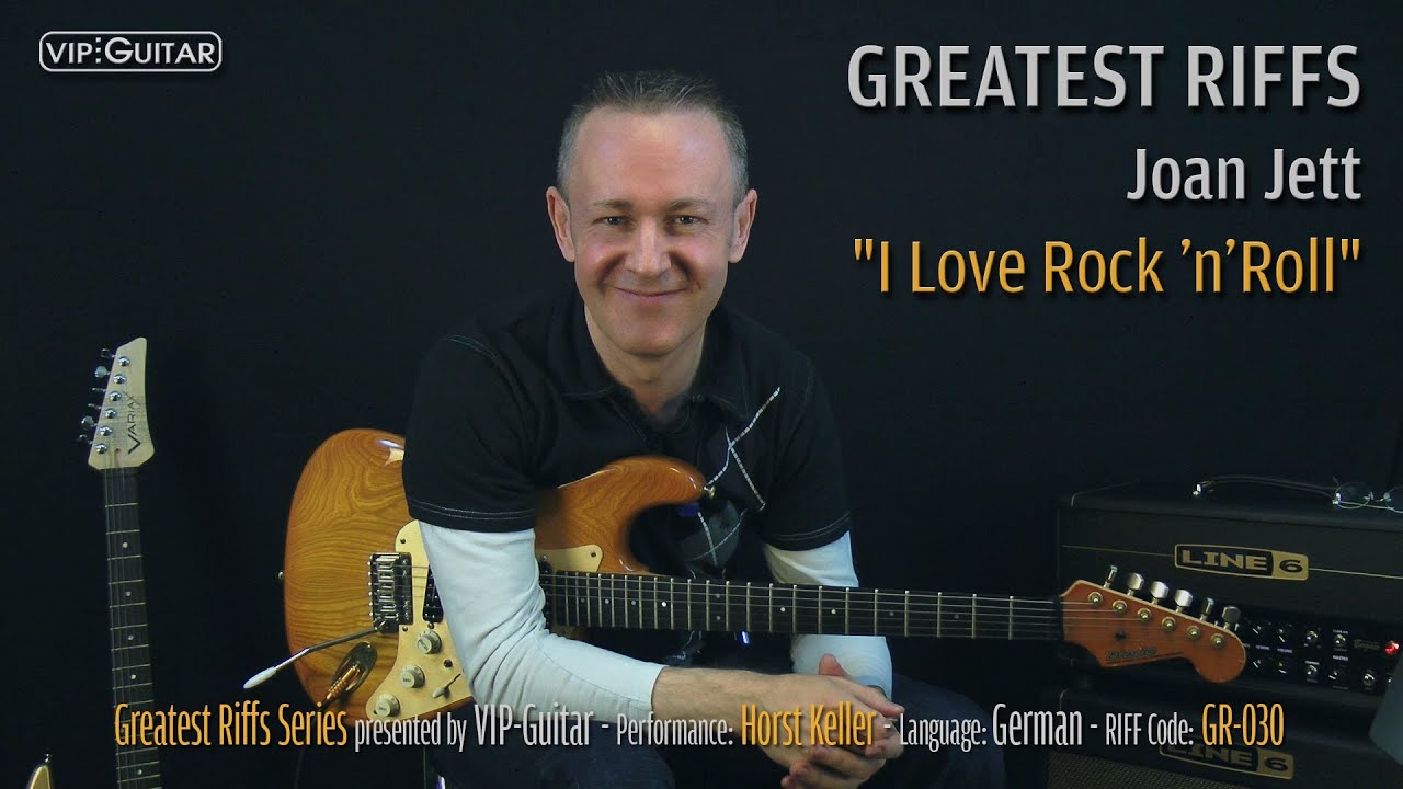 Gitarrenriff Nr. 30 - Joan Jett - I Love ROCK 'n' ROLL
