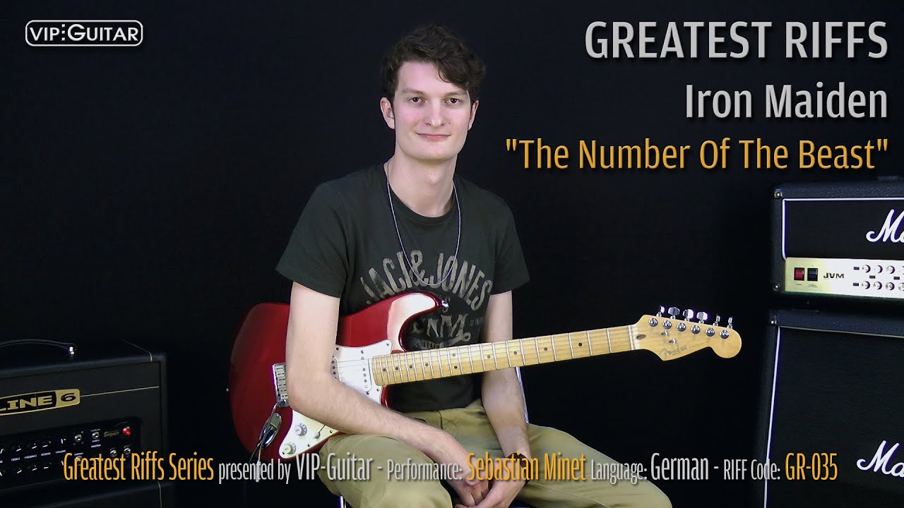 Gitarrenriff Nr. 35 - Iron Maiden - The Number of the Beast