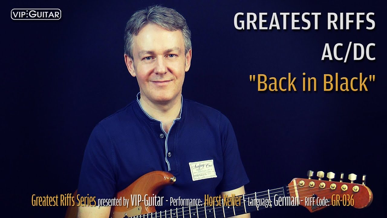Gitarrenriff Nr. 36 - AC/DC - Back in Black