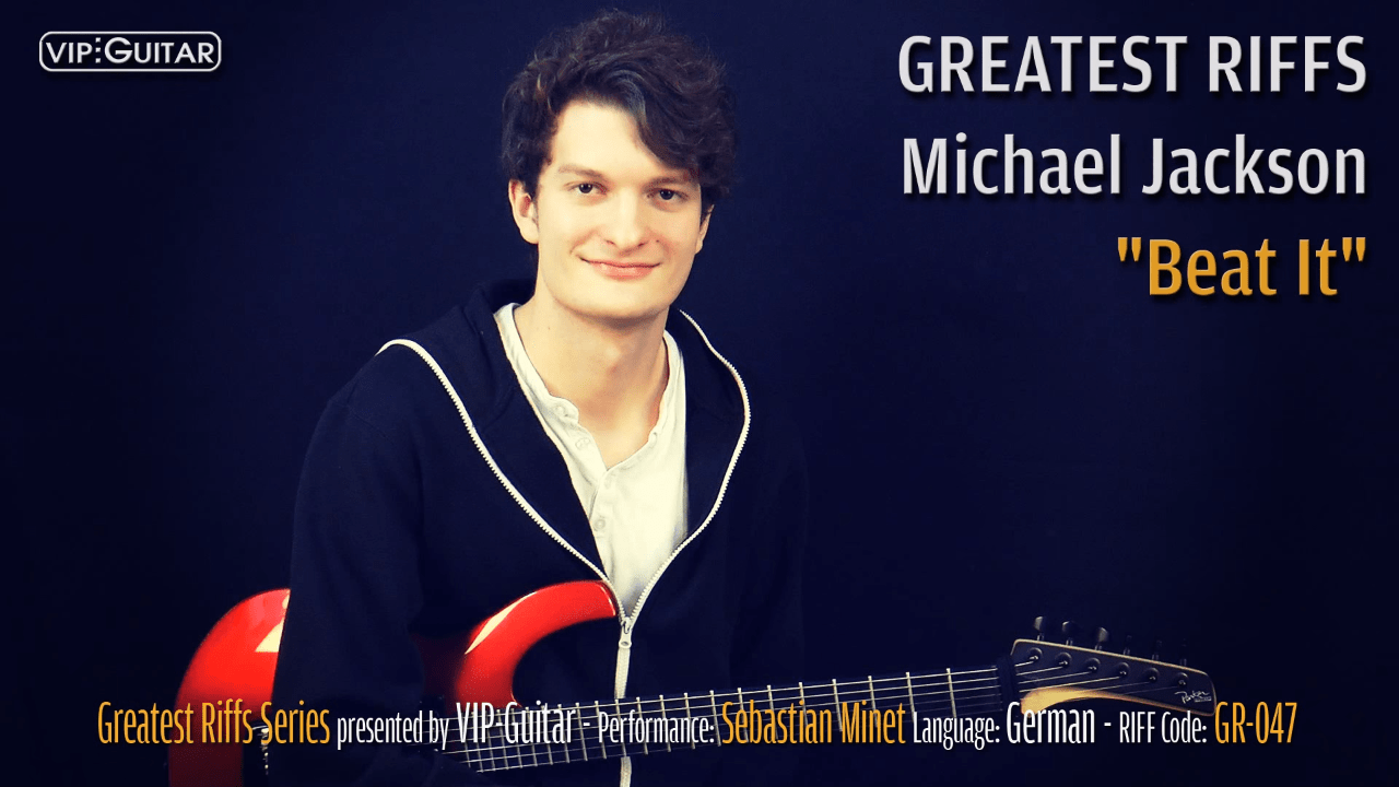 Gitarrenriff Nr. 47 - Michael Jackson - Beat It