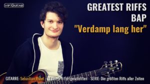 Gitarrenriff Nr. 48 - BAP - Verdamp lang her