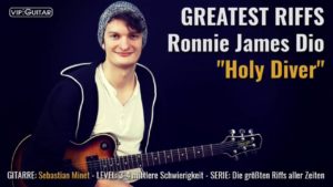 Gitarrenriff Nr. 51 - Ronnie James Dio - Holy Diver