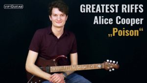 Gitarrenriff Nr. 63 - Alice Cooper - Posion