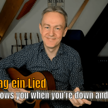 Jeden Tag ein Lied - Tag 8 - Nobody knows you wehn you're down and out
