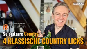Sologitarre Country: 4 Klassische Country Licks