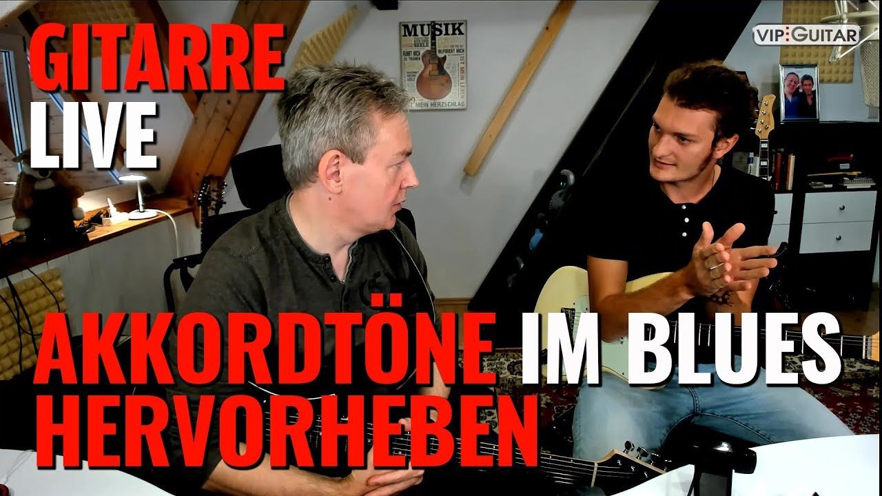 Akkordtöne im Blues hervorheben
