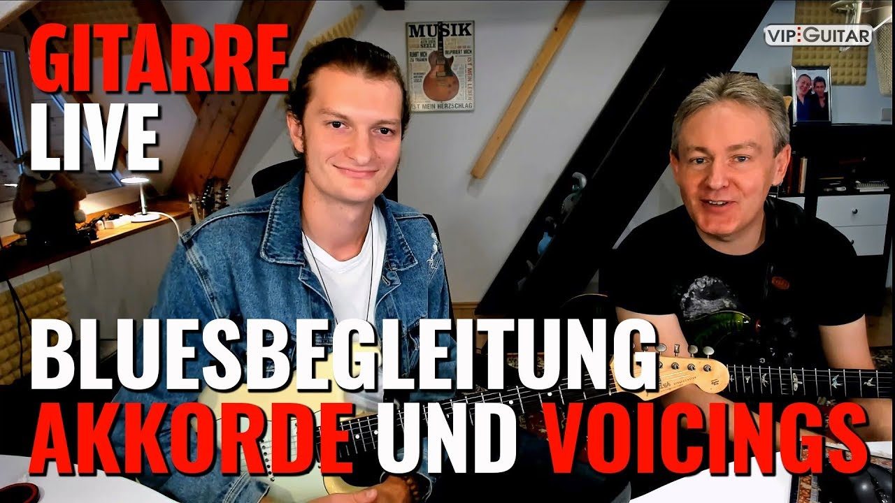 Bluesbegleitung Akkorde und Voicings