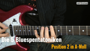 Bluespentatkonik Position 2 in A-Moll