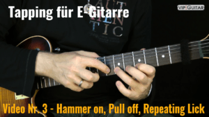Tapping für E-Gitarre - Video Nr. 3