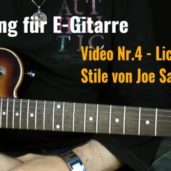 Tapping für E-Gitarre - Video Nr.4