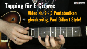 Tapping für E-Gitarre Video Nr.9