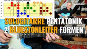 Sologitarre: 2 Bluestonleiterformen, die dein Spiel verändern werden