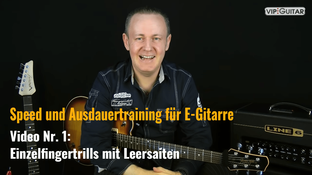 Einzelfingertrills mit Leersaiten