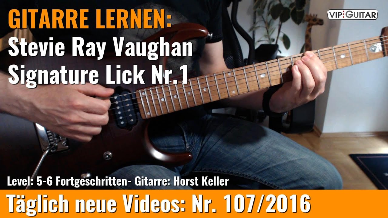 Stevie Ray Vaghan Signature Lick Nr. 1