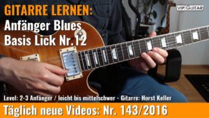 Anfänger Blues - Basic Lick Nr. 12