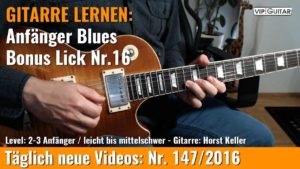 Anfänger Blues - Basic Lick Nr. 16